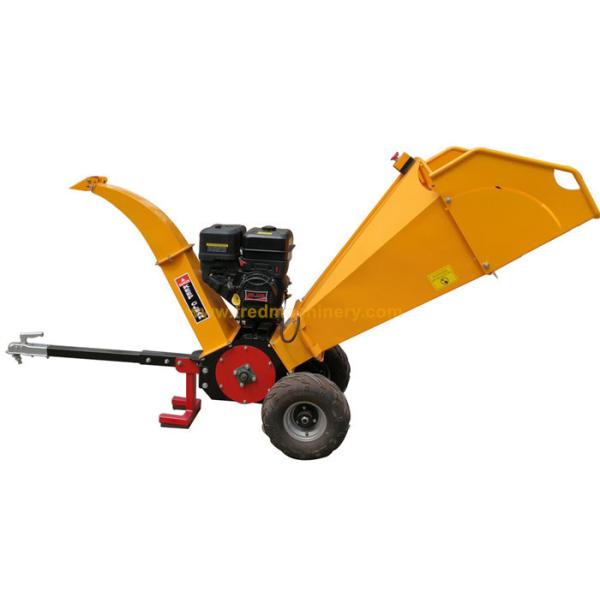Quality 15HP Gasoline Engine Residential Wood Chipper With Emergency Stop Button wholesale