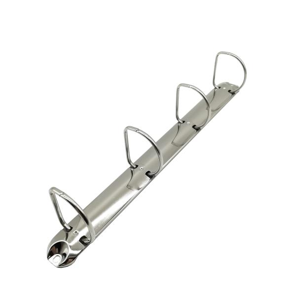 Silver Ring Binder Clips Customized Metal Ring Binder Mechanism D Shape For File