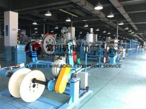 China Fuchuan PU PE PVC Extrusion Machine , BV BVR Wire Extruder Line For Wire Dia 5-20mm on sale