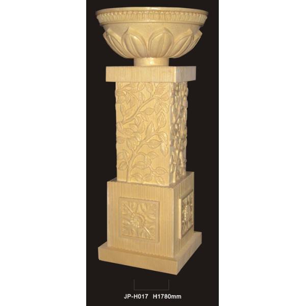 Quality Waterproof And Fireproof Sandstone Garden Flower Containers With Elegant Design wholesale