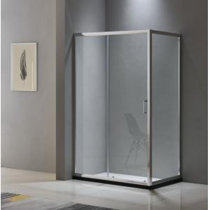 Cheap Aluminium shower enclosure 1200*700 with two sliding doors and one fixed panel for sale