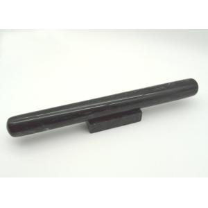 Polished Marble Rolling Pin with Stainless Steel Handle Long Durability