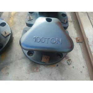 SWL 100 Ton Single T - Head Type Marine Ship Mooring Bollards For Port Mooring