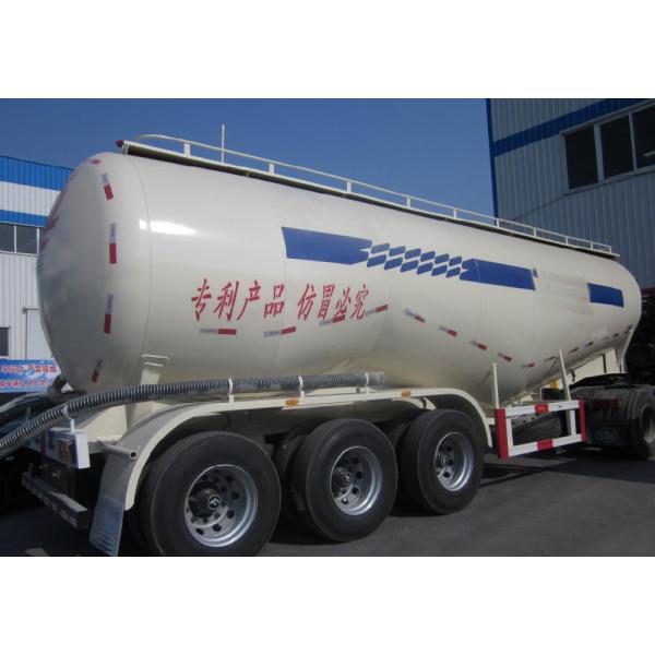 3 Axlebulk Cement Tank Semi Truck Trailer 55cbm 70 Tons Bulk Cement Tanker Cement Silo Semi Trailer