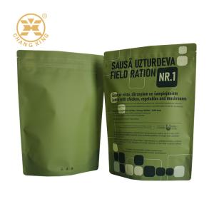 Custom Printing High Quality Field Rations Packaging Bag Plastic Zipper