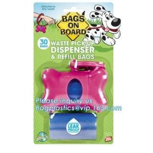 Heavy Duty, Refuse sac Dog Poop Bag Dispenser Leash Clip For Doggy Waste On Roll
