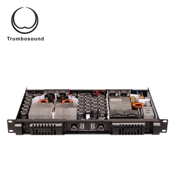 Class D audio amplifier professional sound power amp 2 channel amplifier 2x2500W