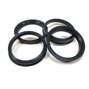 China Auto Plastic Hub Rings Black , Light Weght Tire Centering Ring ID 100 Millimeter on sale