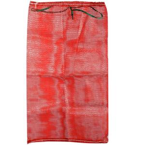 Yellow Round Leno 50lb Onion Garlic Net Bag Mesh Bags for Fruits and Vegetables