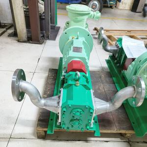 High Self - Priming Rubber Rotor Sludge Lobe Pumps Horizontal Mounting