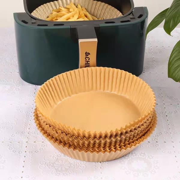 Quality 50pcs 100pcs Air Fryer Disposable Paper Liner Non Stick For Baking wholesale