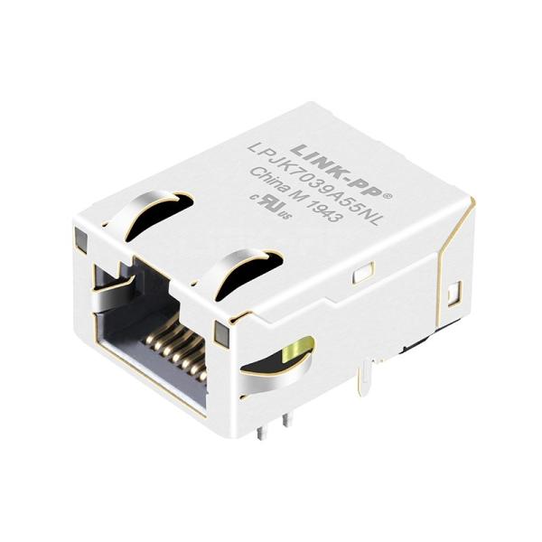 Quality Belfuse L829-1B1T-43 Compatible LINK-PP LPJK7039A55NL 100/1000 Base-T Tab Up O&G/O&G Led Single Port Low Profile RJ45 Jack wholesale
