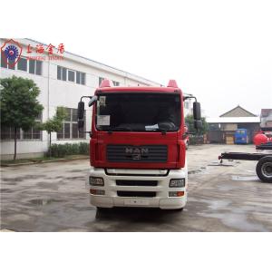 China MAN Chassis 12 Ton Water Tanker Fire Truck 265kw With Total Side Girder on sale