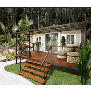 Prefabricated Luxury Living Expandable Container House Steel Structure Frame