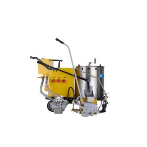 China Bead Distribution And Durable Thermoplastic Spray Road Marking Machine 10 - 45cm Width on sale