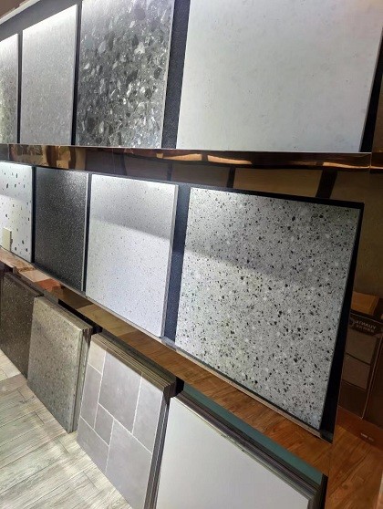 Quality Thermal Shock Resistance Terrazzo Porcelain Tile  9mm Thickness wholesale