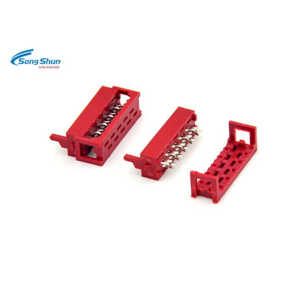 TE 215083 1.27mm IDC Ribbon Cable 12pin Flexible Flat For Computer PVC Jacket