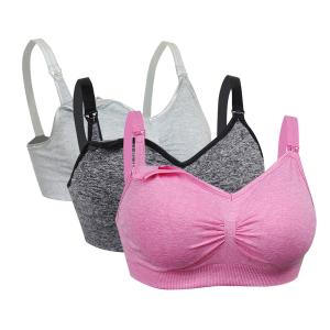7 Days Sample Order Support Solid Pattern Type Push Up Nursing Bra for Breathable Wear