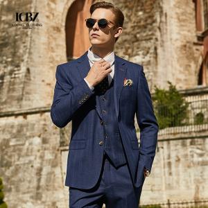 China Windproof Men's Business Suit And Blazer 2 Pieces Coat Pants Formal Wedding Wear Slim Fit Custom Suit Men on sale