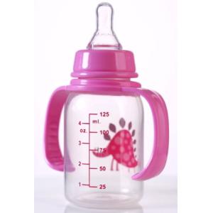 Standard 4oz 125ml Polypropylene Baby Bottles Two Handle