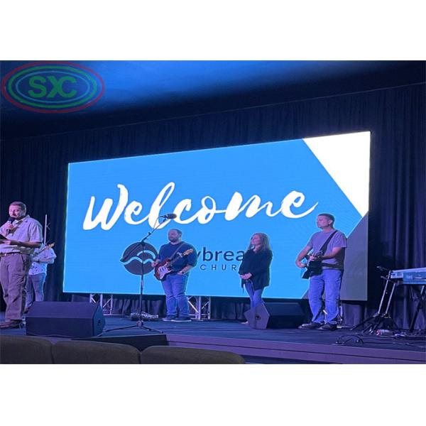 P4 SMD LED Die-Cast Aluminum Screen / Indoor Multi-Color Video Wall LED Display