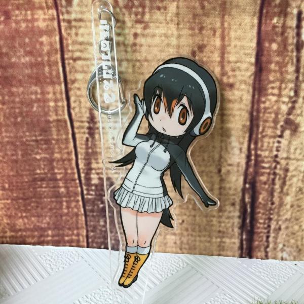 Quality Charms Printed Anime Acrylic Keychain With Glitter Epoxy wholesale