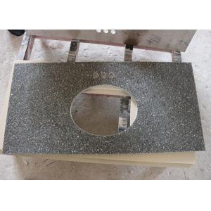 Black Galaxy Color Quartz Stone Countertops Sparkle Quartz Worktops NSF Standard