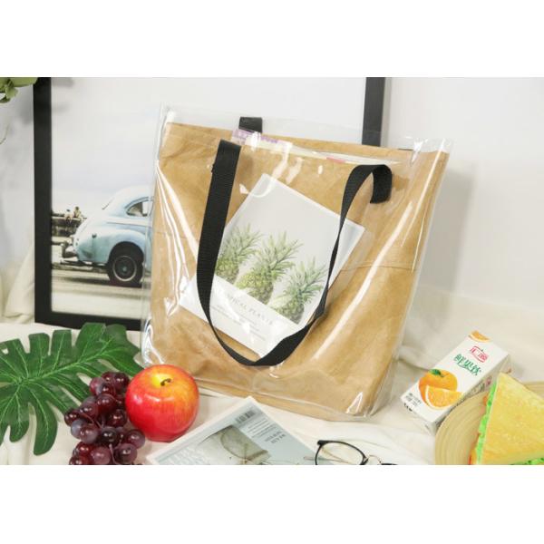 Quality Recyclable Transparent PVC Tote Bag Eco Friendly wholesale
