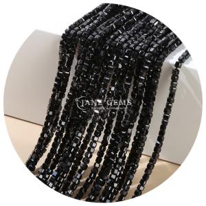 Smooth Crystal Loose Bead Strand Silver Obsidian Tourmaline for DIY Crafts
