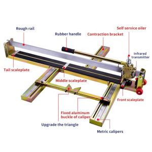 800mm-1200mm Heavy Type Professional Manual Laser Tile Cutter Machine for