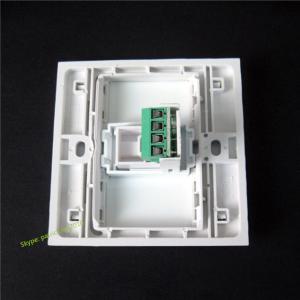 Pure White ETH Phone Socket Wall Panel Connector Lowest Cost For Home Socket