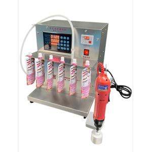 New Product Manual Stand up Pouch With Spout Filling Capping Machine
