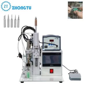 New Popular Semi Automatic Tin Soldering Machine for USB Cable Wire PCB LED
