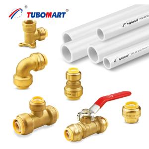 Hot Cold Water Pex Push Fittings Lead Free Quick Connect Brass Fittings PN10