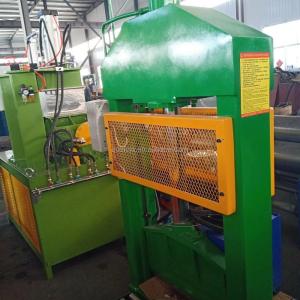 Rubber Sheet Bale Cutting Machine With Feeding Raceway