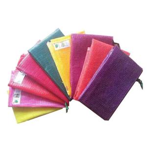 Drawsting PP Tubular Net Mesh Bag Firewood Vegetable Onion Potato Fruit