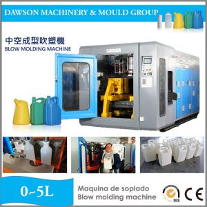 Double Station Customize Cavities Plastic Bottle Making Machine Extrusion