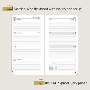 4.25x6.75 Inch Custom Academic Planner Mini 2023 Personal Calendar Planner In