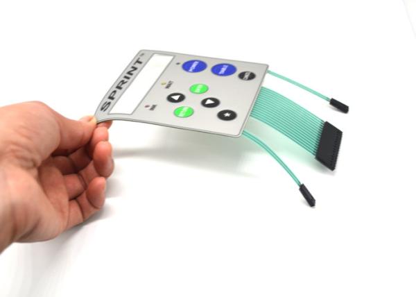 Quality Printer Controller LED Membrane Switch With Tactile Embossed Buttons wholesale