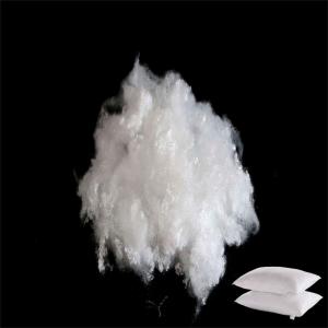 3D HCS Polyester Staple Fibre Comfortable White Fiber For Stuffed Toys