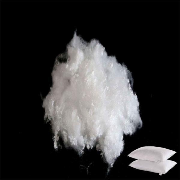 Quality 3D HCS Polyester Staple Fibre Comfortable White Fiber For Stuffed Toys wholesale