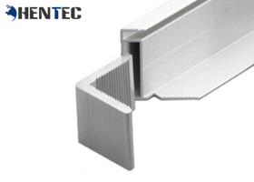 China Silvery Anodised Powers Solar Frames , Aluminum Alloy Solar Panel Mounting Frame on sale