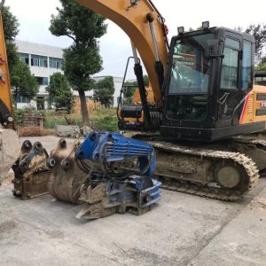 18m Excavator Mounted Pile Driver 60 Ton , Vinyl Sheet Pile Driver