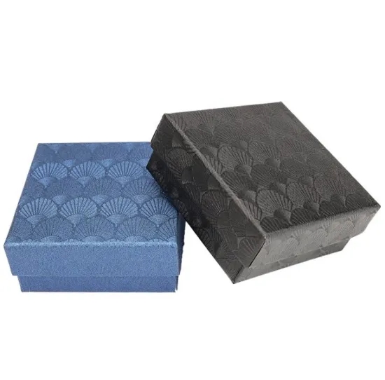 PMS 30GSM Rigid Cardboard Necklace Packaging Box With EVA Foam