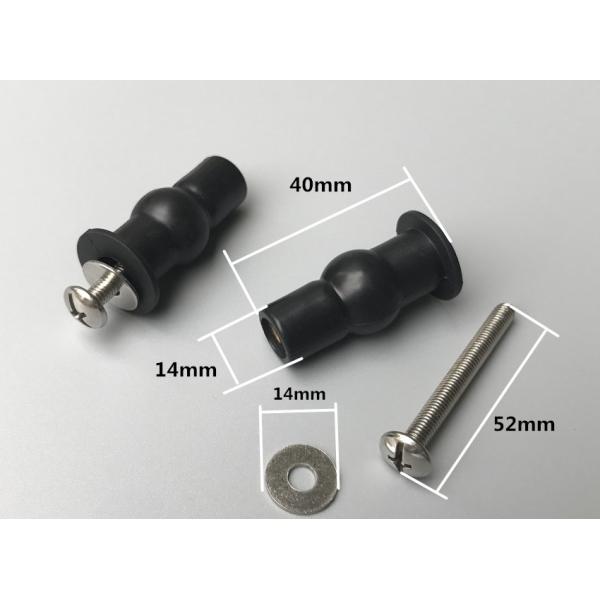Pure Color Toilet Bowl Anchor Bolts , Toilet Tank Bolts And Washers Anti Rust