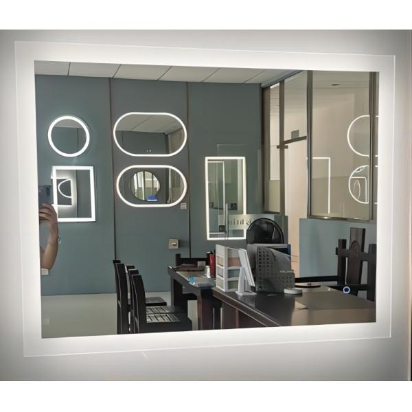 Demisting Oval LED Makeup Vanity Mirror With Lights 36W