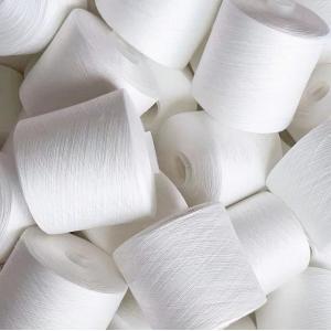 China Embroidery Poly Spun Yarn AAA Grade Level , Raw 100% Virgin Polyester Sewing Yarn on sale