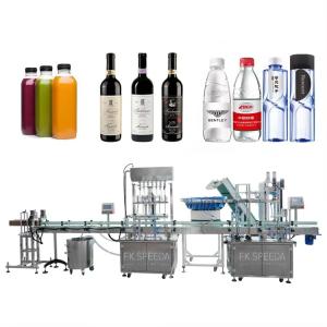Bottle Filler Capping Labeling Machine for Small Wine Water Liquid Production