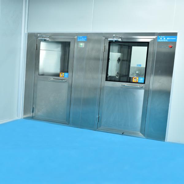 New Condition Stainless Steel Air Shower Room for 2-4 People with Dimensions 1290*2000*2050mm