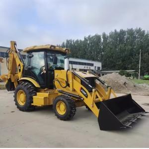 420F2 Used Caterpillar Backhoe Loader Old Backhoe Loader 60KW